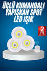 Kablosuz Pilli Işıldak  Masa Lambası Mutfak Tezgah Altı Banyo Dolabı Dolap İçi