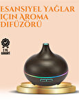 550 ml Ultrasonik Yağ Difüzörü ve Soğuk Buhar Nemlendirici