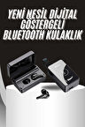 TWS Bluetooth Kulaklık Aynalı Kulaklık Dijital Göstergeli Dokunmatik Kontrol