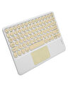 Touchpad Uyumlu Bluetooth Klavye Slim Kablosuz Wifi Q Klavye