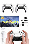 3D 4K 2000 Oyunlu Game Stick Oyun Konsolu Çift Konsol