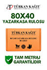 80x40 Termal Rulo - Yazarkasa Adisyon Rulosu 1 Koli 8 Paket 80 Adet