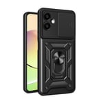Teleplus Samsung Galaxy A06 Kılıf Magnetik Standlı Kamera Korumalı Slide Sürgülü Cover Kapak