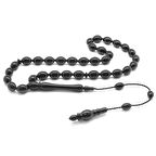 Kumpas İşçilikli Arpa Kesim Erzurum Oltu Taşı Tesbih (M-3)