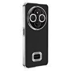 Xiaomi Redmi 14C 4G Kılıf Logo Yeri Açık Kamera Lens Korumalı Renkli Kenarlı Şeffaf Silikon