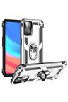 Oppo A96 4G Kılıf Yüzüklü Standli Tank Kapak