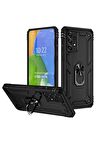 Samsung Galaxy A73 Kılıf Yüzüklü Standli Tank Kapak