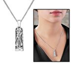 Mevlevi Tasarım 925 Ayar Gümüş Cevşen Kolye