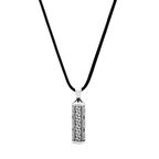 Tarz Tasarım Zarif İp Zincirli 925 Ayar Gümüş Kadın Cevşen Kolye