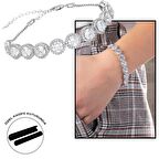 Starlight Diamond Pırlanta Montür Büyük Boy 925 Ayar Gümüş Su Yolu Bileklik