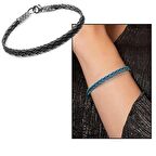 El İşçiliği Modern Tasarım 1000 Ayar Gümüş Kazaz Kadın Bileklik