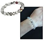 Kişiye Özel Saç Teli İçerir Erkek Bileklik