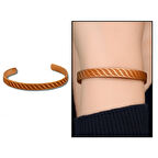 Kadın Bakır Bileklik - Modern Tasarım - Esnek Yapılı