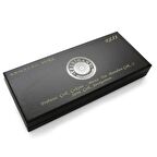 Özel Mesaj Yazılı Siyah Renk Özel Tesbih Kesim Hediye Tesbih Kutusu (M-1)