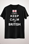 Erkek Siyah I Can't Keep Calm I'm British