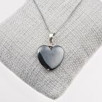 Hematit Taşı Kolye-Karamaz Zincirli