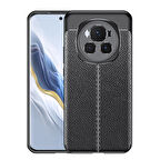 Honor Magic 6 Pro Kılıf Deri Görünümlü Slim Silikon 