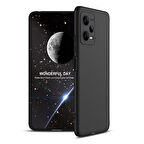 Xiaomi Redmi Note 12 5G Kılıf 3 Parça Slim Sert Silikon Kapak AYS