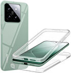 Xiaomi 14 PRO Kılıf 360 Şeffaf Ön Arka Korumalı Şeffaf Silikon