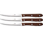 GÜL SAPLI STEAK BIÇAK 3'LÜ