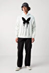 Baskılı Kapşonlu Sweatshirt FM1.142BÖ