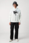 Baskılı Kapşonlu Sweatshirt FM1.148BÖ