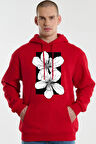 Baskılı Kapşonlu Sweatshirt FM1.181KÖ