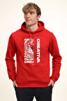 Baskılı Kapşonlu Sweatshirt FM1.193KÖ