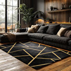 Kaymaz Taban Trend Vintage Yıkanabilir Dijital Baskı Halı