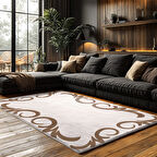 Kaymaz Taban Trend Vintage Yıkanabilir Dijital Baskı Halı