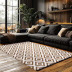 Kaymaz Taban Trend Vintage Yıkanabilir Dijital Baskı Halı