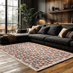 Kaymaz Taban Trend Vintage Yıkanabilir Dijital Baskı Halı