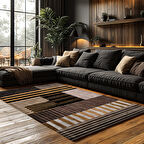 Kaymaz Taban Trend Vintage Yıkanabilir Dijital Baskı Halı