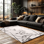 Kaymaz Taban Trend Vintage Yıkanabilir Dijital Baskı Halı