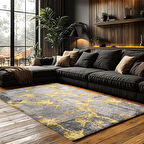 Kaymaz Taban Trend Vintage Yıkanabilir Dijital Baskı Halı