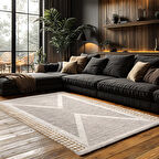 Kaymaz Taban Trend Vintage Yıkanabilir Dijital Baskı Halı