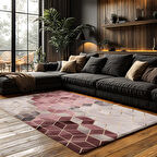 Kaymaz Taban Trend Vintage Yıkanabilir Dijital Baskı Halı