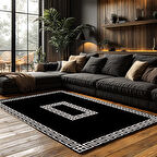 Kaymaz Taban Trend Vintage Yıkanabilir Dijital Baskı Halı