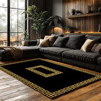 Kaymaz Taban Trend Vintage Yıkanabilir Dijital Baskı Halı