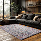 Kaymaz Taban Trend Vintage Yıkanabilir Dijital Baskı Halı