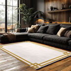 Kaymaz Taban Trend Vintage Yıkanabilir Dijital Baskı Halı