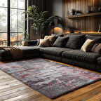 Kaymaz Taban Trend Vintage Yıkanabilir Dijital Baskı Halı