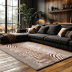 Kaymaz Taban Trend Vintage Yıkanabilir Dijital Baskı Halı