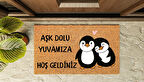 Kapı Önü Paspası Özel Tasarım Koko Model Penguen PK-1513