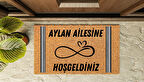 Kapı Önü Paspası Kişiye Özel Yazı Yazılır Koko Model Şerit Sonsuzluk PK-1518