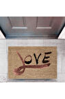 Kapı Önü Paspası Dekoratif Dijital Baskı Love P-2319