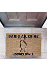 Kapı Önü Paspası Dekoratif Dijital Baskı Kişiye Özel P-2447