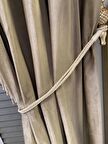Sahara Home Perde Aksesuarı Yan Bağlama Düz Kordon 2 Adet