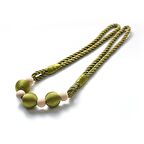 Ege'nin Atölyesinden Perde Aksesuarı Şık Toplu 95 cm 3 Top 4 Boncuk