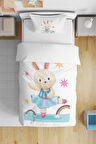 Silikon Yorganlı Bebek Uyku Seti - Balerin Tavşan BNT2024-52